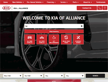 Tablet Screenshot of kiaofalliance.com
